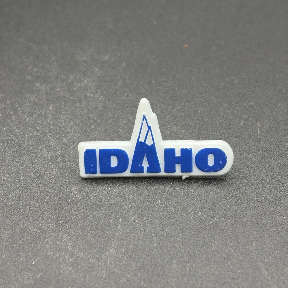 State Of Idaho USA Plastic Lapel Hat Pin